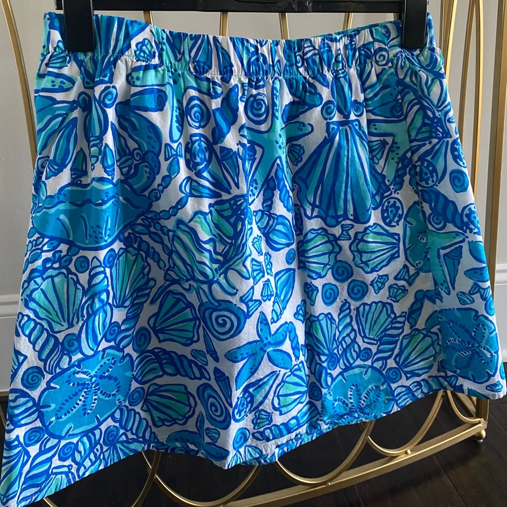 Lilly Pulitzer Blue Sailors Valentine Briar Skirt